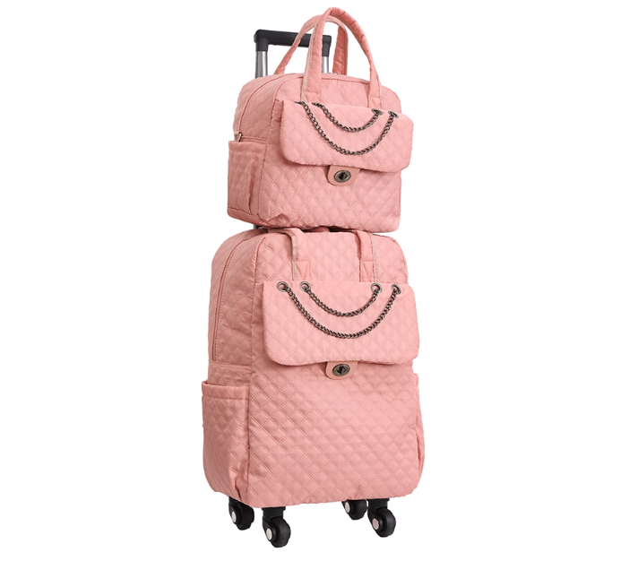 Dames handbagage op wielen Dam - Foldable Rolling Luggage Bag recensie en prijs