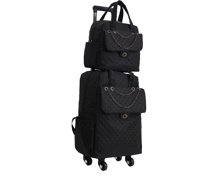 Dames handbagage op wielen Dam - Foldable Rolling Luggage Bag recensie en prijs