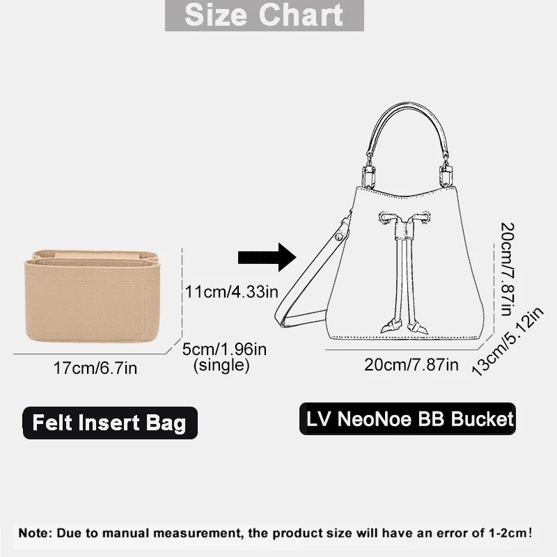 Viltinzet voor LV Neonoe BB Bu - Cosmetic Bags recensie en prijs