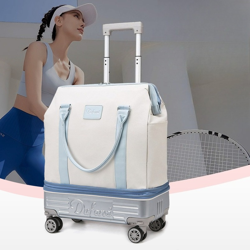 Reistas met wielen en telescop - Foldable Rolling Luggage Bag recensie en prijs